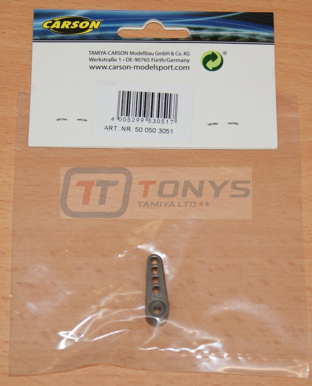 Carson 500503051 Aluminum 20mm Direct Servo Horn (25T Futuba) (Tamiya), NIP