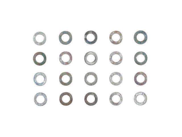 Tamiya 10309/AO-1038 Silver 2mm Washer (Small, 20 Pcs.), NIP