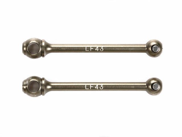 Tamiya 42361 43mm Drive Shafts for Low Friction Double Joint Cardan Shafts (2Pc)