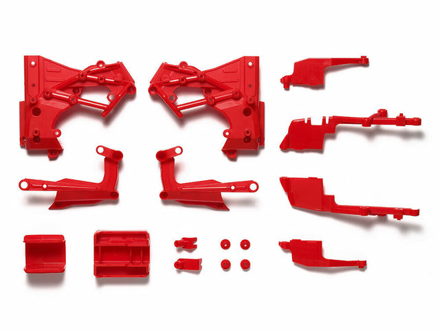 Tamiya 54918 T3-01 C Parts (Frame) (Red), Dancing Rider/Dual Rider, NIP