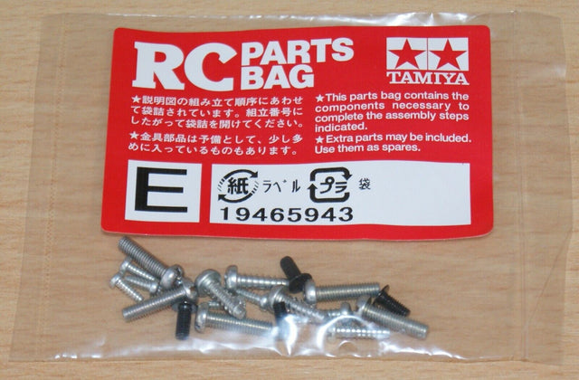 Tamiya 58557 Unimog 406 Wheelie/CW01, 9465943/19465943 Screw Bag E, NIP