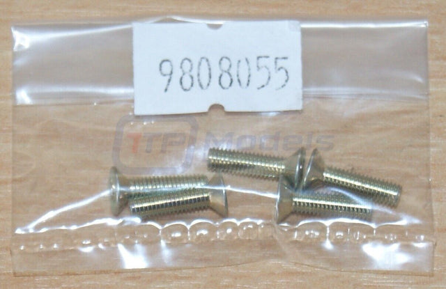 Tamiya 9808055/19808055 3x12mm Countersunk Head Screw (5 Pcs.), Top Force/F103