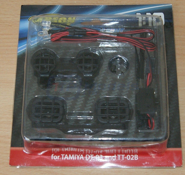 Carson 500906235 LED Light Set for Tamiya DT03/TT02B Buggies, NIP