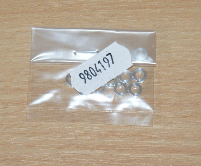 Tamiya 9804197/19804197 3x2mm Spacer (Silver) 10 Pcs. (Hot Shot/Bruiser), NIP