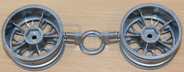 Tamiya 58203 Nissan R390 GT1/CLK-GTR, 0335153/10335153 Rear Wheels (2 Pcs.), NEW