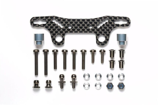 Tamiya 54947 TT-02 Carbon Damper Stay II (3.5mm Thick), (TT02/TT02D/TT02R/TT02T)
