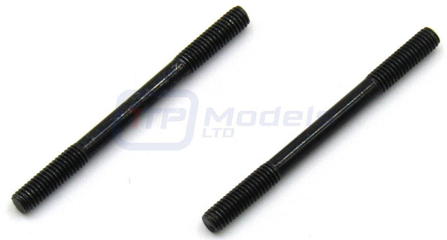 Tamiya 9808211/19808211, 3x37.7mm Threaded Shafts, (Boomerang/Avante/GF01/G601)