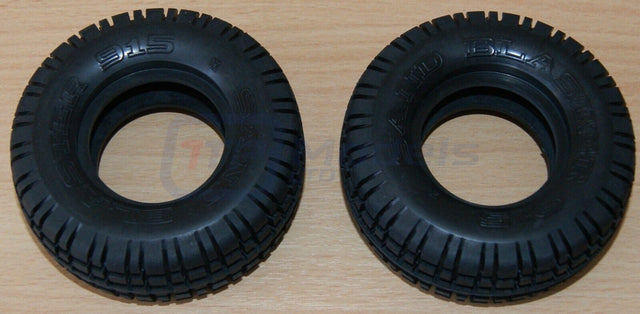 Tamiya Rough Rider/Ranger/Pajero/Brat/FAV/Buggy Champ, 9805049 Tyres/Tires, 2Pcs