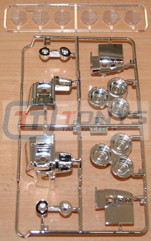 Tamiya 58667 Audi Quattro A2/TT02, 9803176/19803176 J & K Parts (Light Buckets)