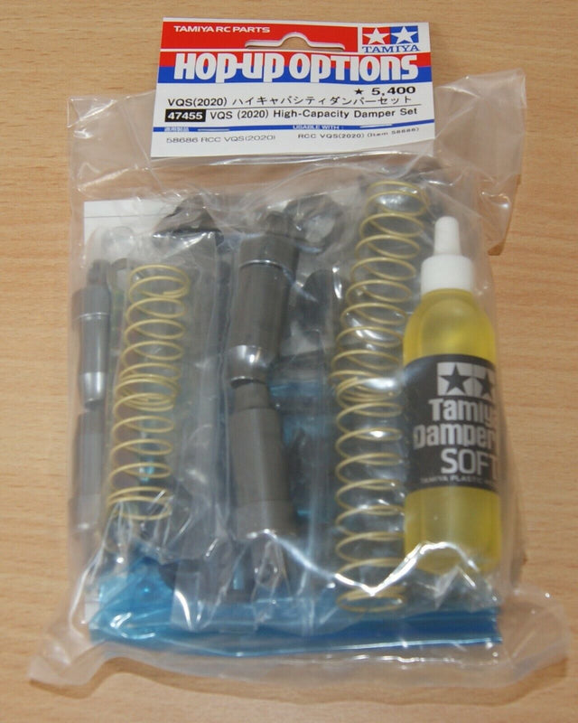 Tamiya 47455 VQS (2020) High-Capacity Damper Set (Avante/Terra Scorcher), **Discontinued**