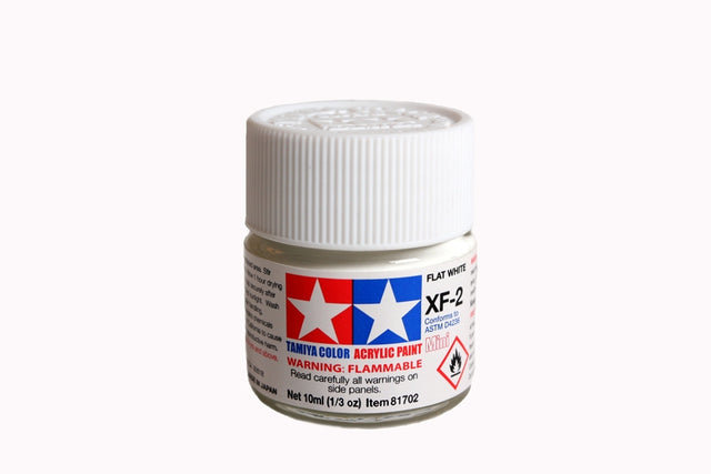 Tamiya Acrylic Mini X & XF Paint Jars (Round, 10ml, .33fl oz), NEW