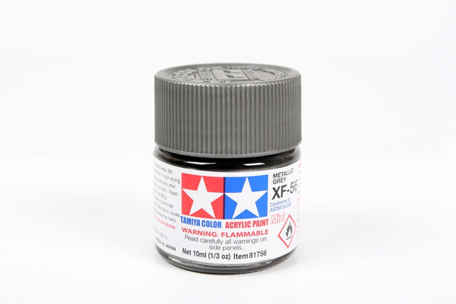 Tamiya Acrylic Mini X & XF Paint Jars (Round, 10ml, .33fl oz), NEW