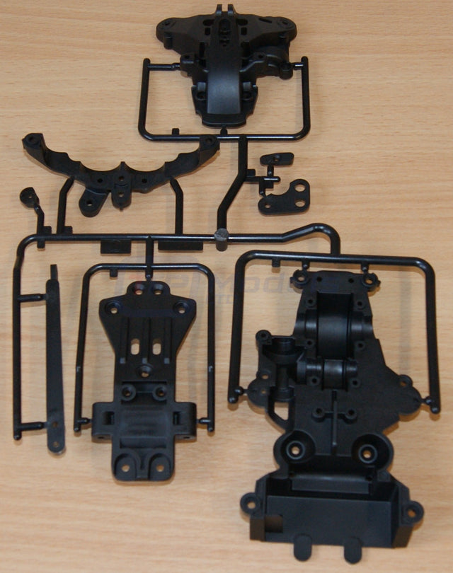 Tamiya 58696 Super Avante/TD4, 9115536/19115536 L Parts (Front Gear Box & Cover), NEW