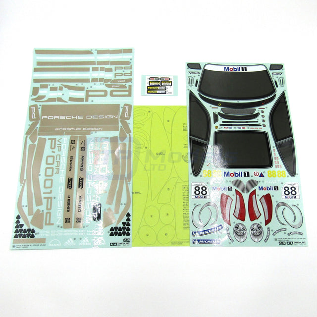 Tamiya 58407 Porsche 911 GT3 Cup VIP 07/TT01E, 9495537/19495537 Decals/Stickers