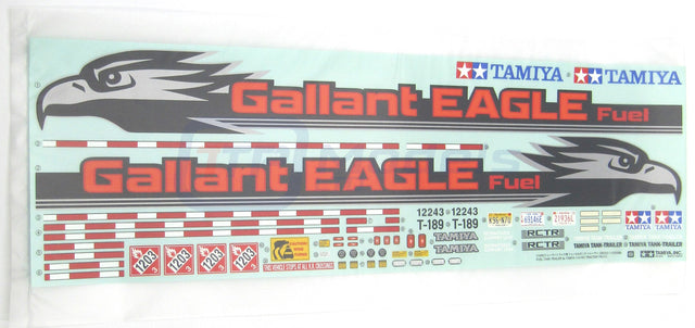 Tamiya 56333 Fuel Tanker/Gallant Eagle, 9495744/19495744 Decals/Stickers, NIP