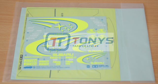 Tamiya 58631 Subaru Impreza '99/TT02, 9495879/19495879 Decals/Stickers, NIP
