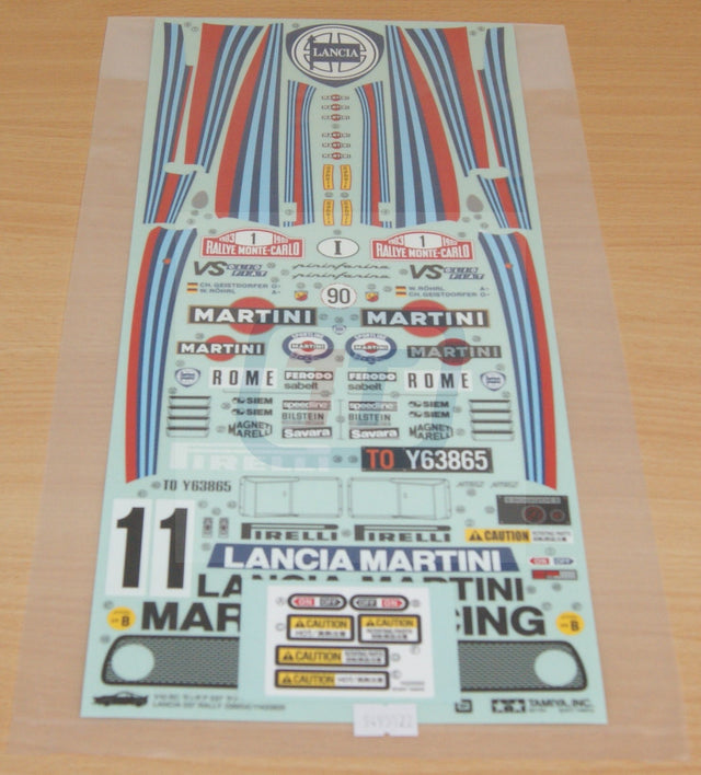 Tamiya 58654 Lancia 037 Rally/TA02S, 9495922/19495922, Decals/Stickers, NIP