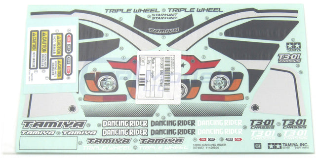 Tamiya 57405 Dancing Rider Trike/T301, 9495923/19495923 Decals & Masking, NIP