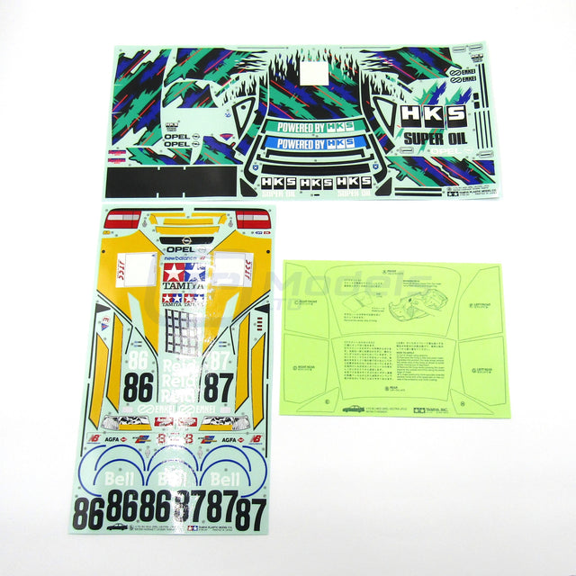 Tamiya 58159 HKS Opel Vectra JTCC/FF01/FF03, 9498075/19498075, Decals & Masking, NEW