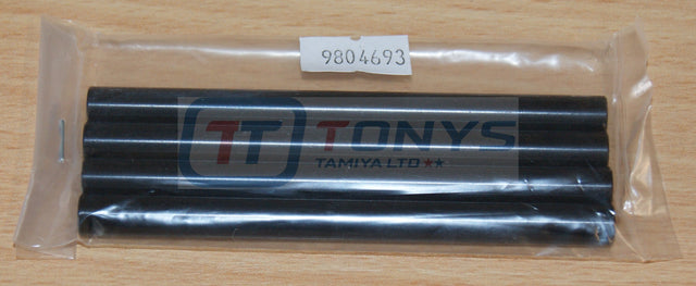 Tamiya 58549 Agrios/TXT-2, 9804693/19804693 8x99mm Shaft (Black/Grooved, 4 Pcs.)