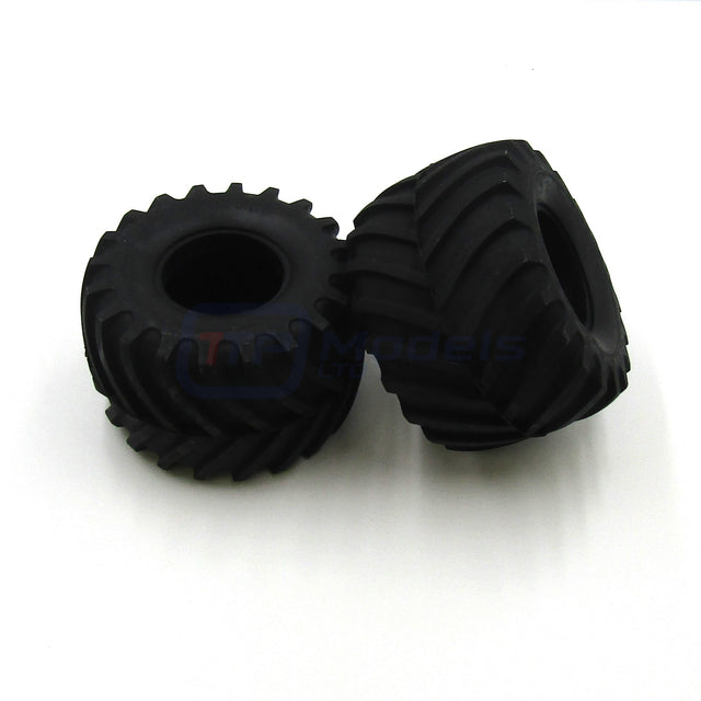Tamiya 58065 Clod Buster/58089 Bullhead/TXT-1, 9805226/19805226 Tyres (2 Pcs.)
