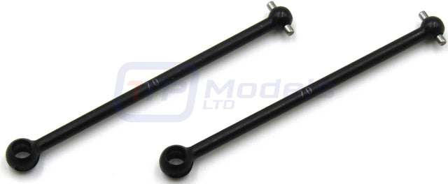 Tamiya TRF502X/Top Force Evo/DF03MS, 9805979/19805979 70mm Swing Shaft (2 Pcs.)