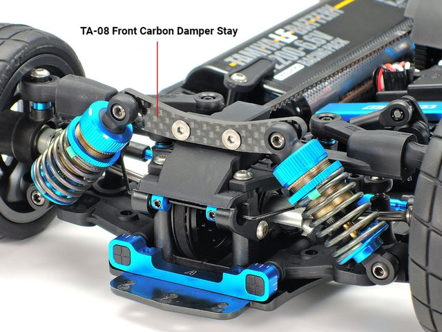 Tamiya 22005 TA08 Carbon Damper Stays (Front & Rear) 58693 TA-08 Pro Chassis Kit