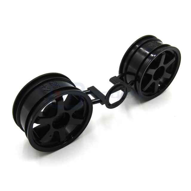 Tamiya 58223 Penzoil NISMO GT-R/TL01/TA04/XV01, 0335164/10335164, Wheel (2 Pcs.)