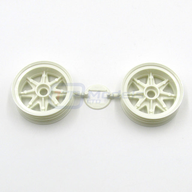 Tamiya Striker/Sonic Fighter/Grasshopper II/2 0445094/10445094 Front Wheels, NEW