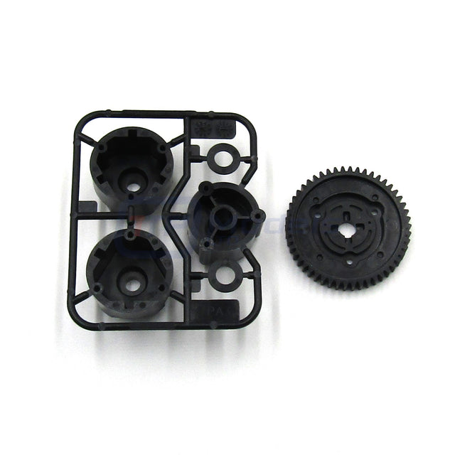 Tamiya 50612/0554008 TGX G Parts (50T Spur Gear & Diff Case), (TG10/TNS), RARE