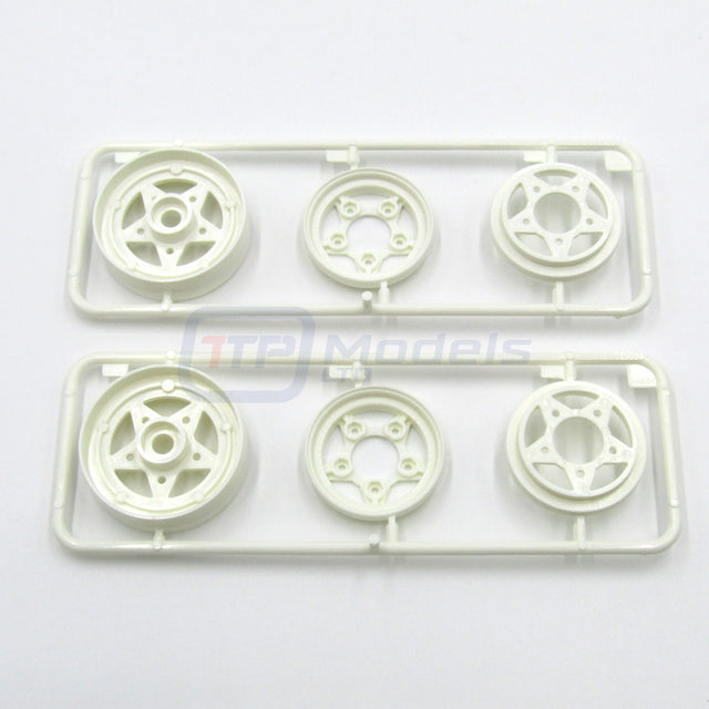 Tamiya Sand Scorcher/Frog/Grasshopper/Hornet, 0555066/10555066 Front Wheels. NEW