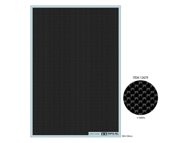 Tamiya 12679 1/24 Carbon Pattern Decal/Sticker (Plain Weave/Fine), NIP