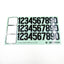 Tamiya 58719 BBX 2WD Buggy/BB-01, 1421862/11421862, Car Number Sticker Set, NEW