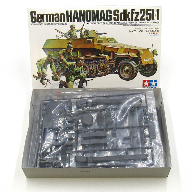 Tamiya 35020 1/35 Military Miniatures Series: German Hanomag Sdkfz251/1