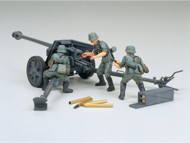 Tamiya 35047 1/35 Military Miniatures Series: 7.5cm Anti-Tank Gun (PAK40/L46)