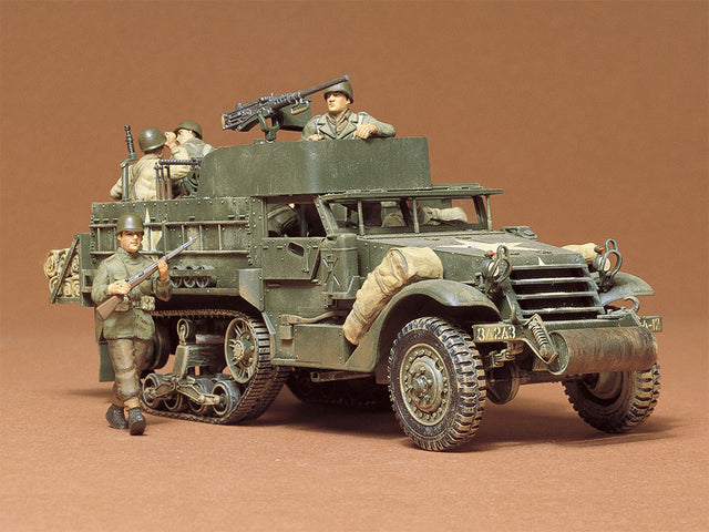 Tamiya 35070 1/35 Military Miniatures Series: U.S Armoured Personnel Carrier M3A2 Half Track