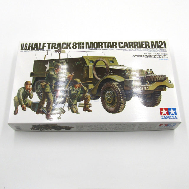 Tamiya 35083 1/35 Military Miniatures Series: U.S Half Track 81mm Mortar Carrier M21