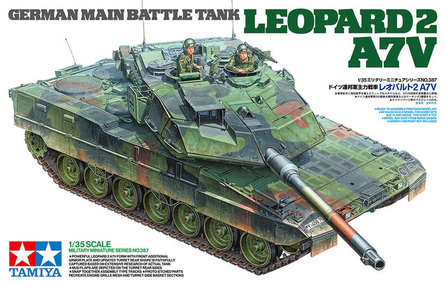 Tamiya 35387 1/35 German Main Battle Tank Leopard 2 A7V **Pre-Order** NEW