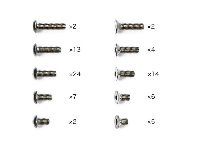 Tamiya 47464 TD4 Titanium Screw Set, (Super Avante), RARE, NIP