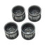 Tamiya 54873 WR-02CB T Parts (Wheel Rims) (Deep Gray), Comical Grasshopper