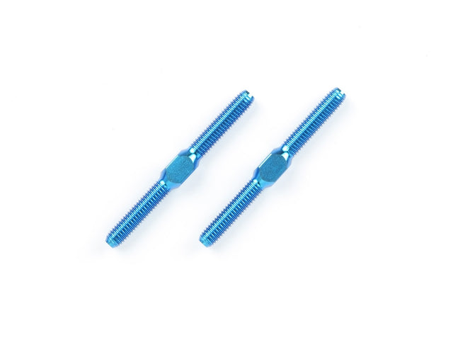 Tamiya 42118 TRF 3x32mm Blue Titanium Turnbuckle Shafts (2 Pcs.), (DB01/TRF511)