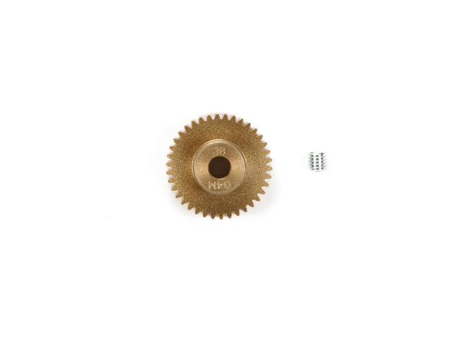 Tamiya 42268 TRF 04/0.4 Module Hard Coated Aluminum Pinion Gear (38T), (TRF420)