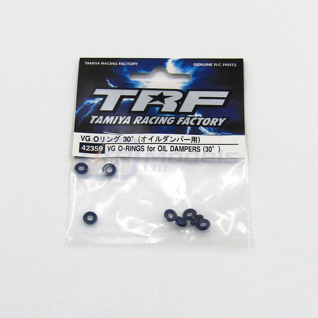 Tamiya 42359 TRF VG O-Rings for Oil Dampers (30°) (8 Pcs.), (TA08/TRF420), NIP