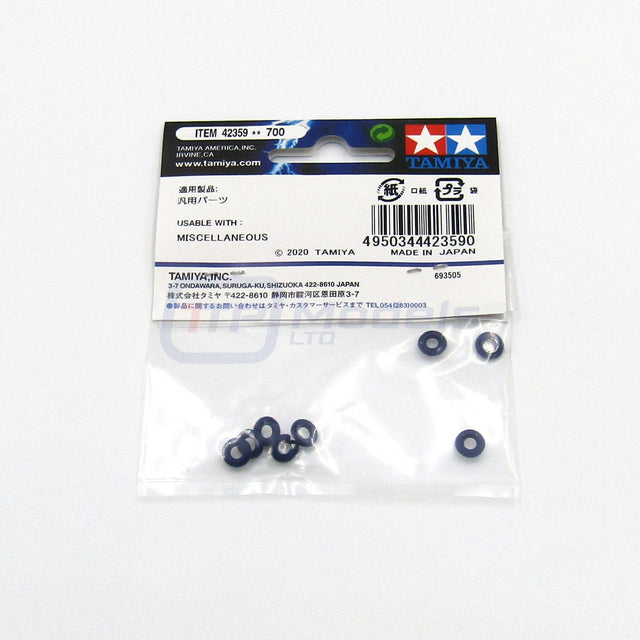 Tamiya 42359 TRF VG O-Rings for Oil Dampers (30°) (8 Pcs.), (TA08/TRF420), NIP