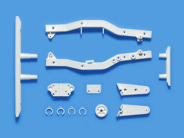 Tamiya 47406 WR-02CB F Parts (Frame) (White), (WR-02/WR02CB/Wild Willy 2), NIP