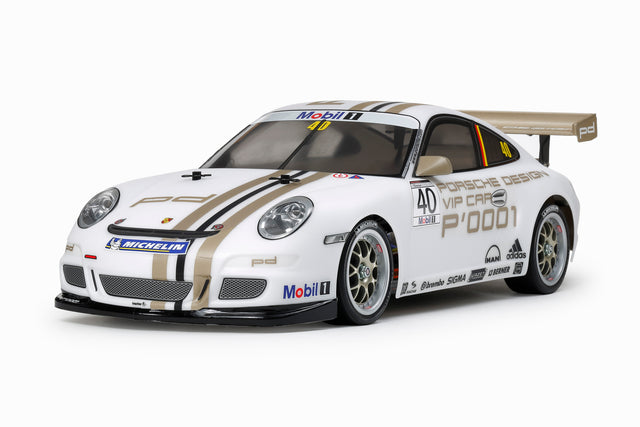 Tamiya 47429 Porsche 911 GT3 CUP VIP 2008 Kit (TT01E/TT-01E), NIB