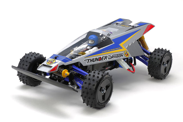 Tamiya 47458 Thunder Dragon (2021) (Factory Pre-Painted & Cut Body) Assembly Kit, NIB