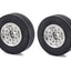 Carson C907061/500907061 1:14 Truck Front Wheel Wide (Chrome, 2 Pcs.), (Tamiya), NIP