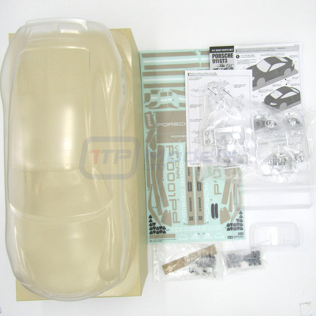 Tamiya 51336 Porsche 911 GT3 Cup VIP 07 Body Parts Set (TT01E/TT-01E/TT02), NIB