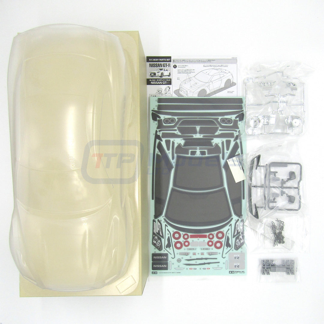 Tamiya 51340 Nissan GT-R (R35) Body Parts Set, (TT01/TT01E/TT02/TA08/T ...